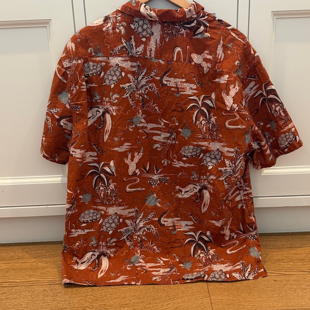 Wellen Camp Collar Short Sleeve Shirt XL - Picture 3 of 8
